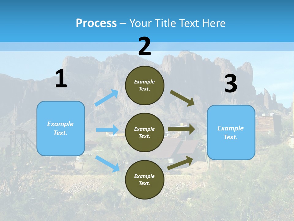 Saloon Mine Mill PowerPoint Template