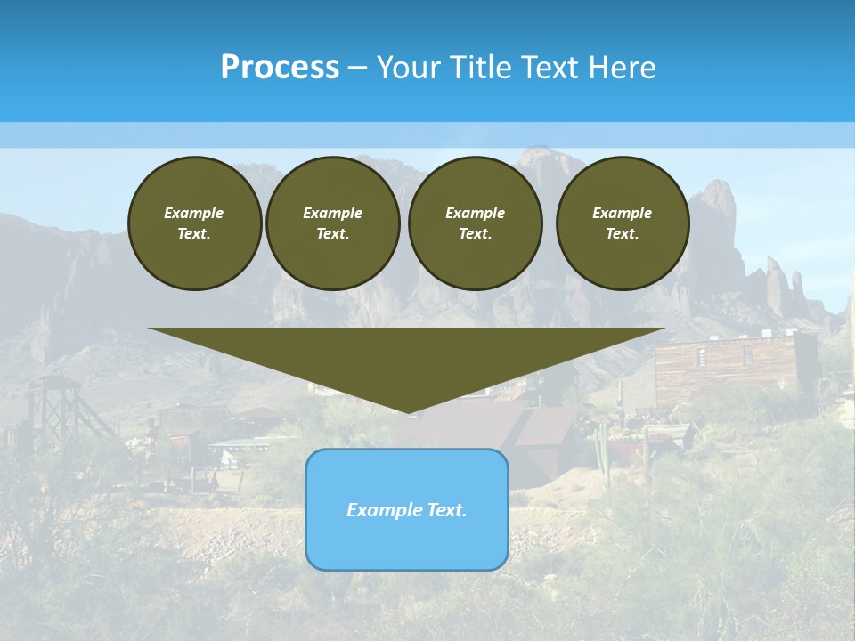 Saloon Mine Mill PowerPoint Template