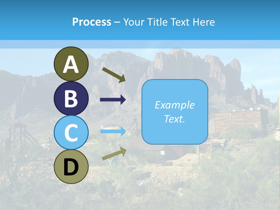 Saloon Mine Mill PowerPoint Template