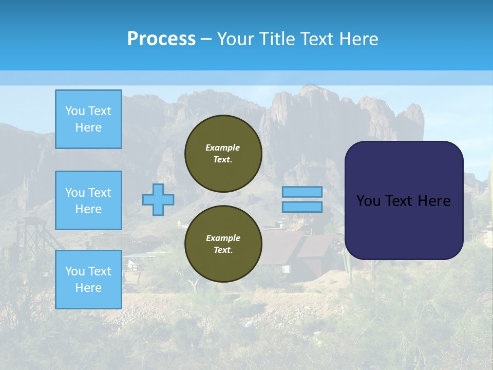 Saloon Mine Mill PowerPoint Template