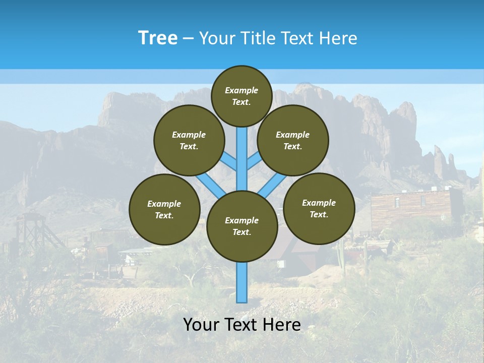 Saloon Mine Mill PowerPoint Template