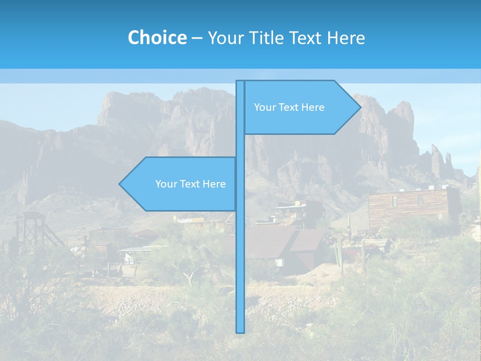Saloon Mine Mill PowerPoint Template