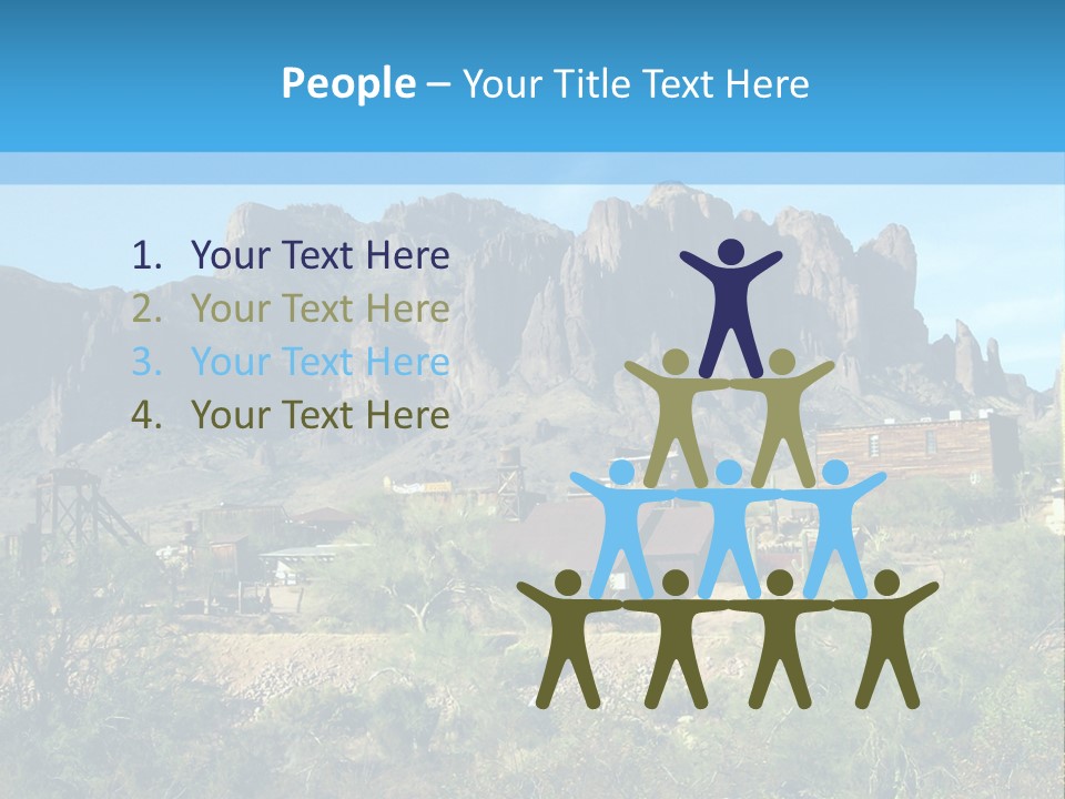 Saloon Mine Mill PowerPoint Template