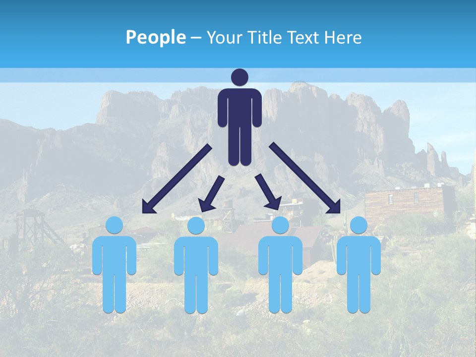 Saloon Mine Mill PowerPoint Template