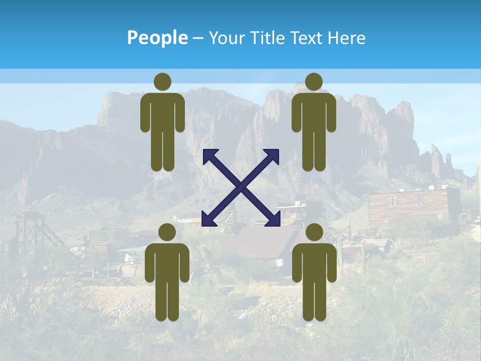 Saloon Mine Mill PowerPoint Template