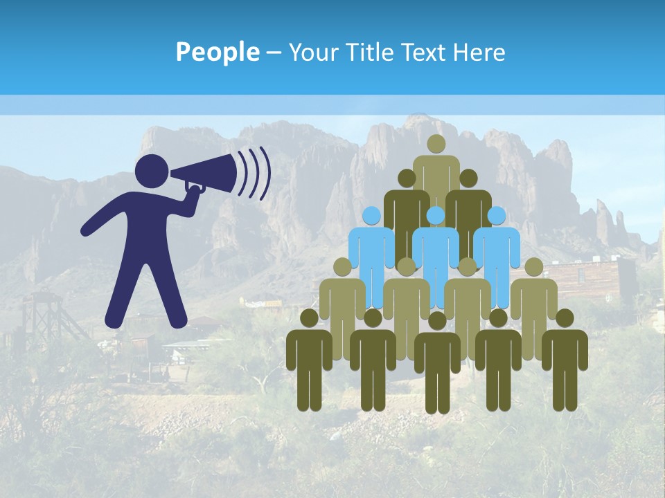 Saloon Mine Mill PowerPoint Template