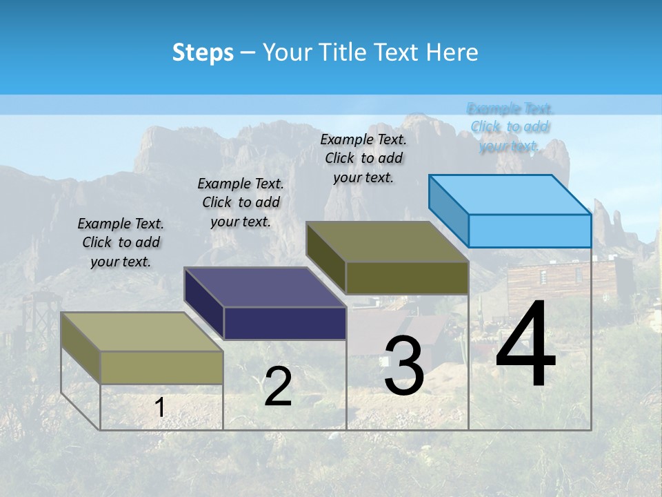 Saloon Mine Mill PowerPoint Template