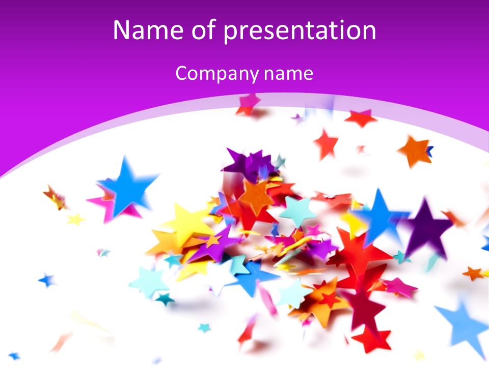 Birthday Event Lit PowerPoint Template