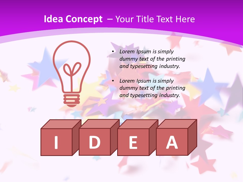 Birthday Event Lit PowerPoint Template