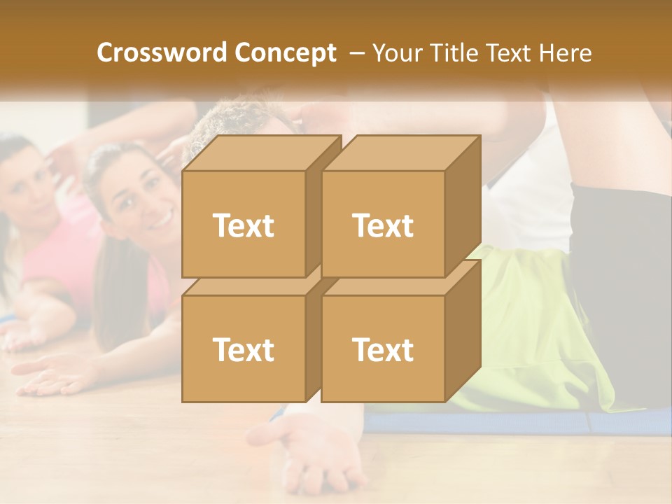 Man Gym Women PowerPoint Template