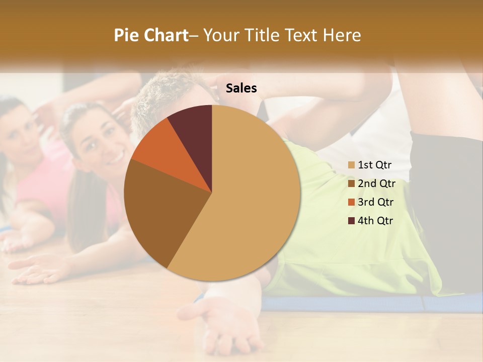 Man Gym Women PowerPoint Template