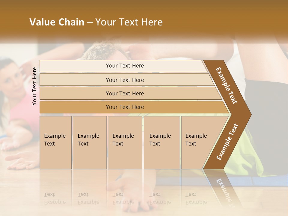 Man Gym Women PowerPoint Template