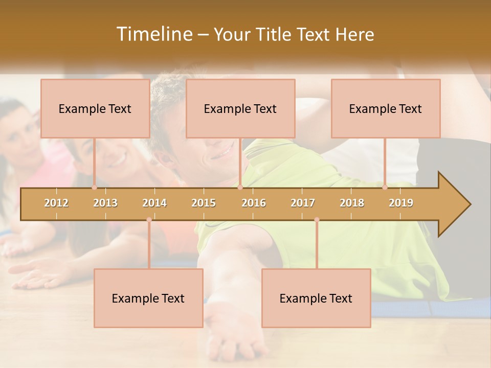 Man Gym Women PowerPoint Template