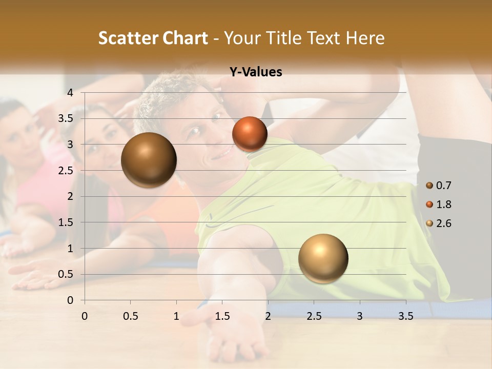 Man Gym Women PowerPoint Template