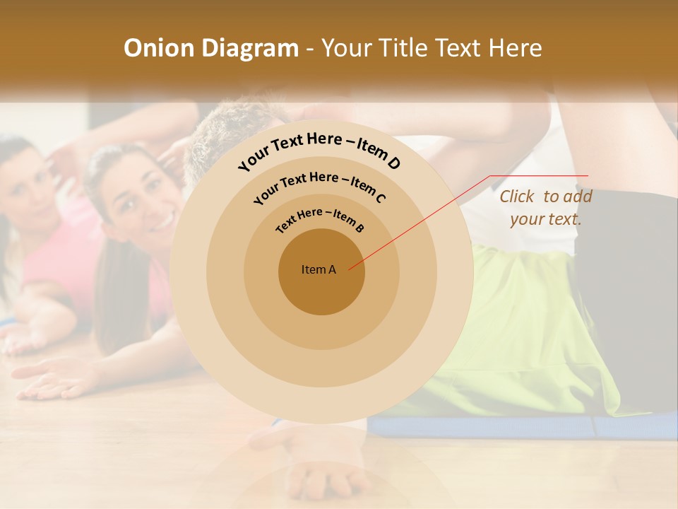 Man Gym Women PowerPoint Template