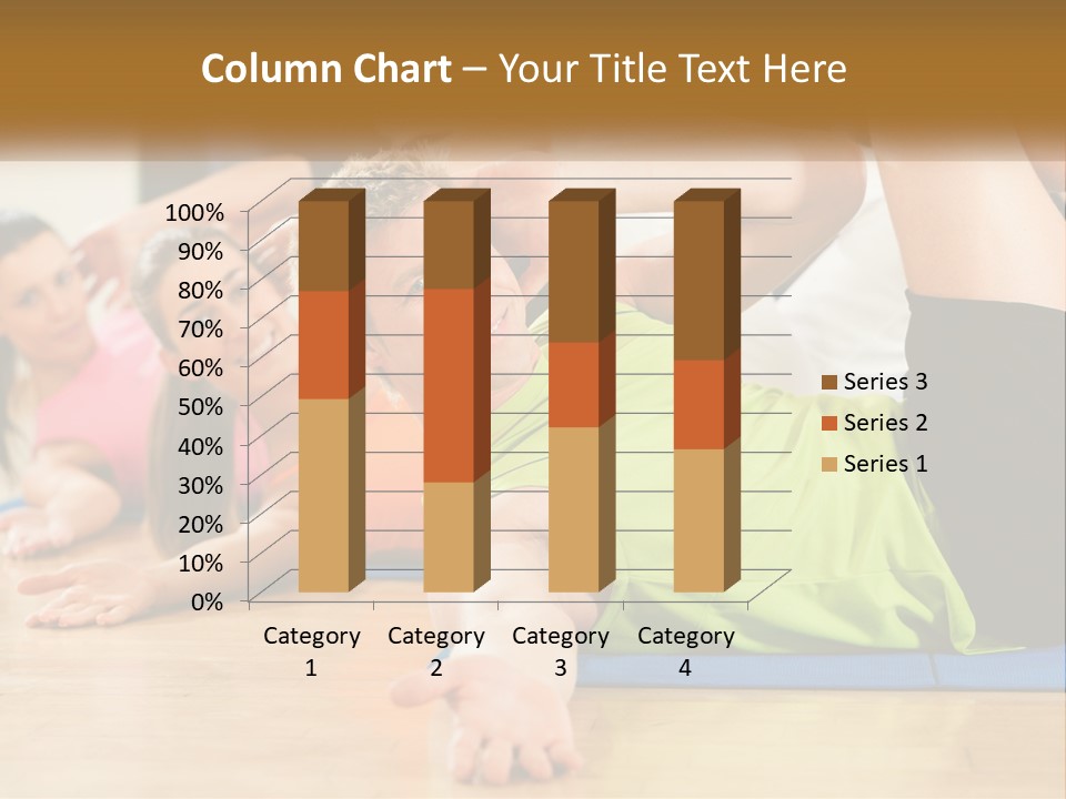 Man Gym Women PowerPoint Template