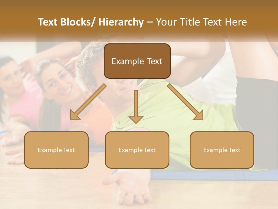 Man Gym Women PowerPoint Template