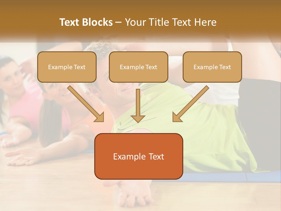 Man Gym Women PowerPoint Template