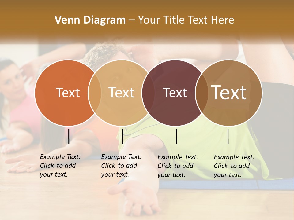 Man Gym Women PowerPoint Template