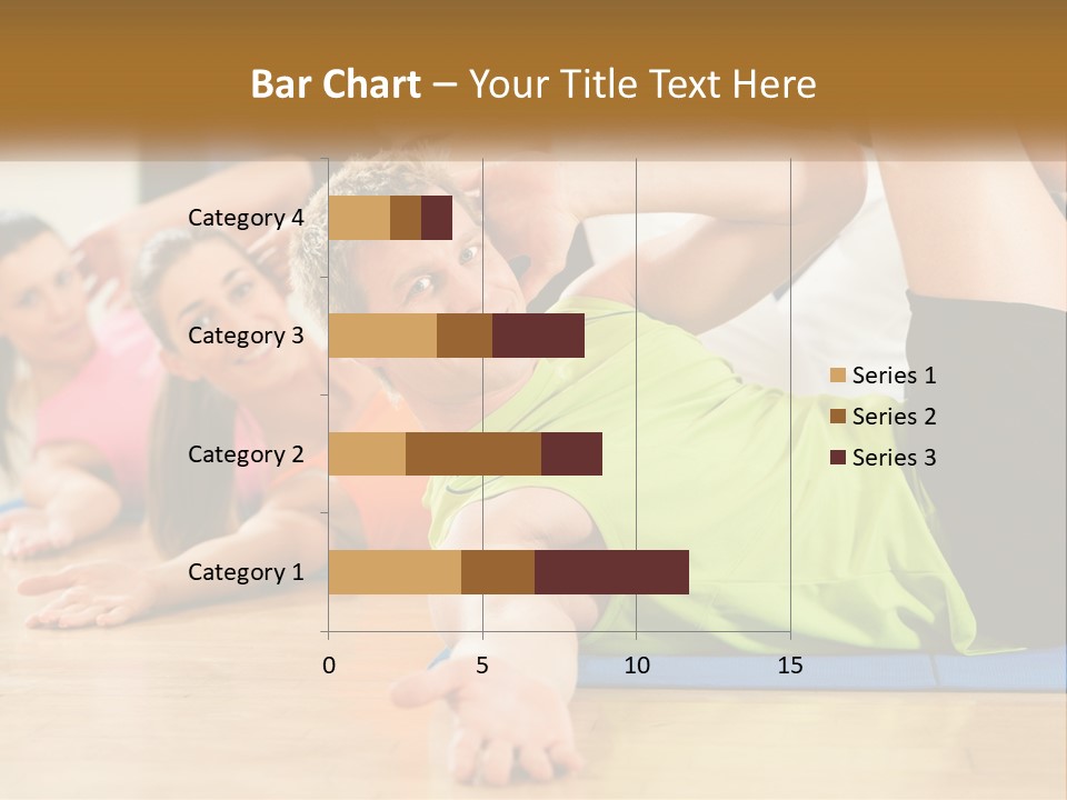 Man Gym Women PowerPoint Template