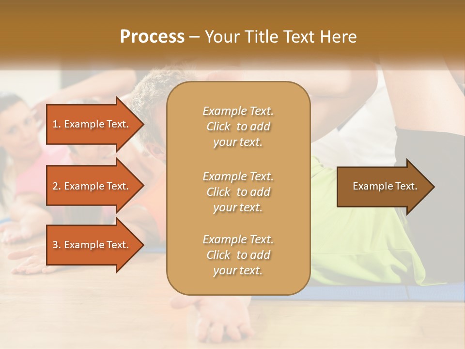 Man Gym Women PowerPoint Template