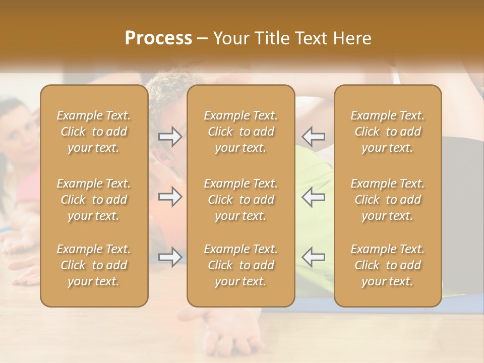 Man Gym Women PowerPoint Template