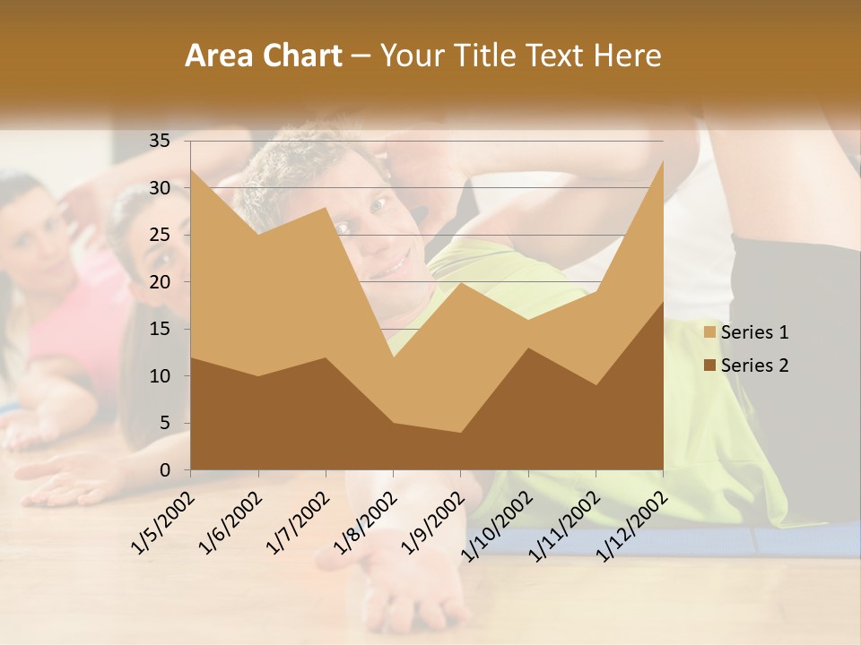Man Gym Women PowerPoint Template