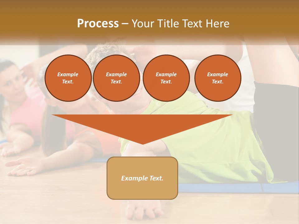 Man Gym Women PowerPoint Template