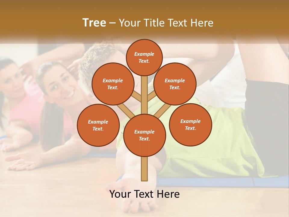 Man Gym Women PowerPoint Template