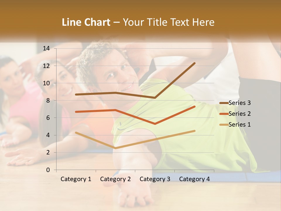 Man Gym Women PowerPoint Template