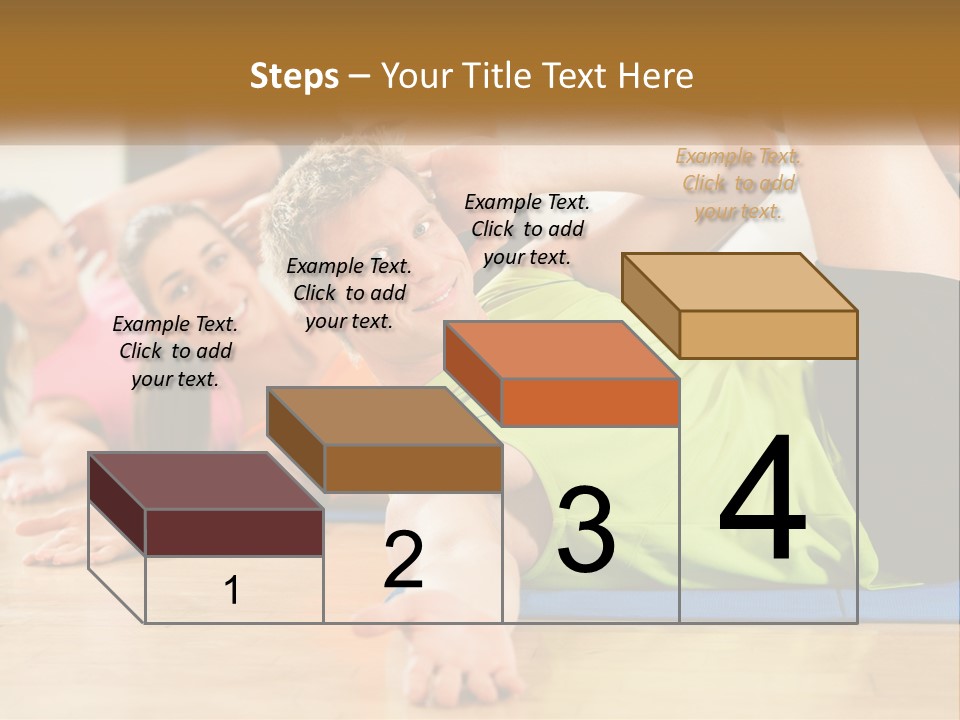 Man Gym Women PowerPoint Template