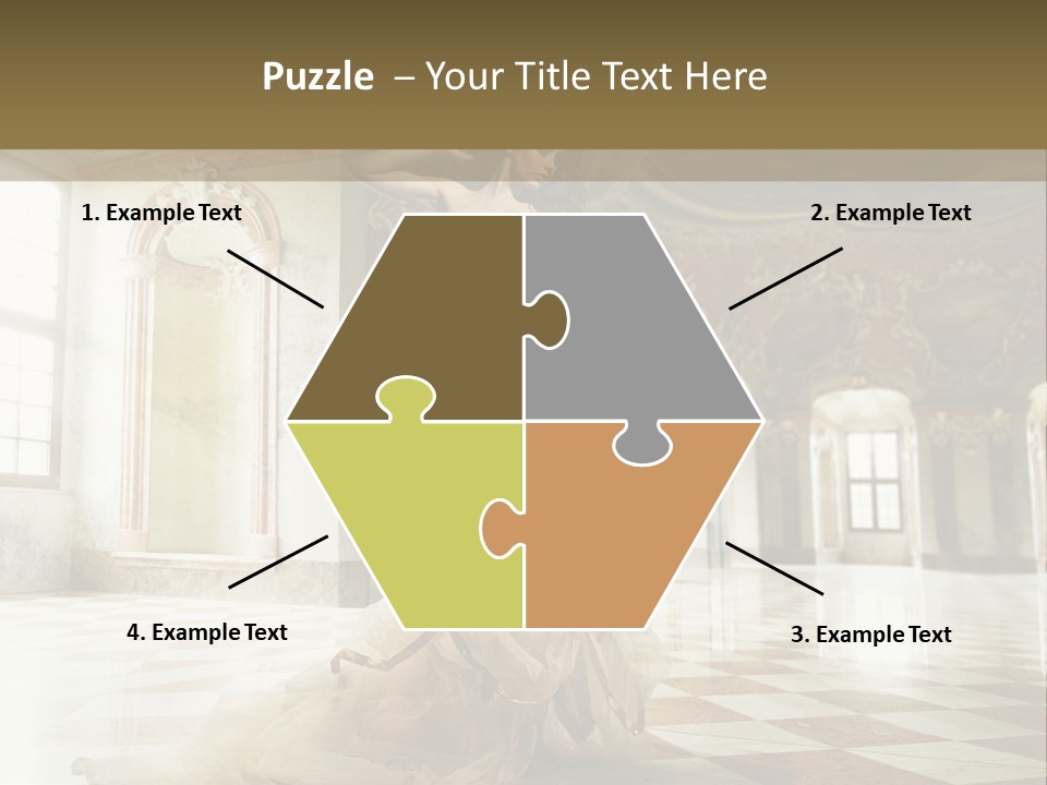 Stylish Elegant Figure PowerPoint Template