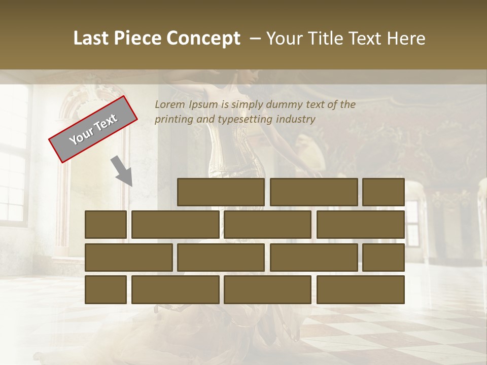 Stylish Elegant Figure PowerPoint Template