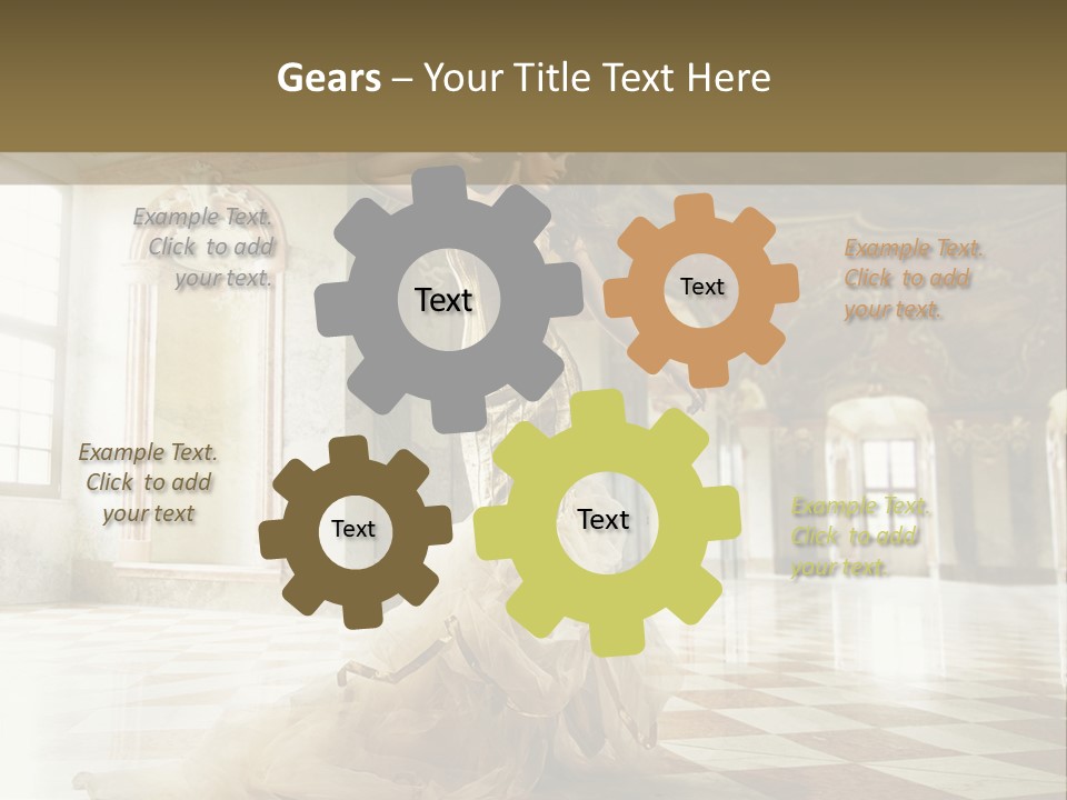 Stylish Elegant Figure PowerPoint Template