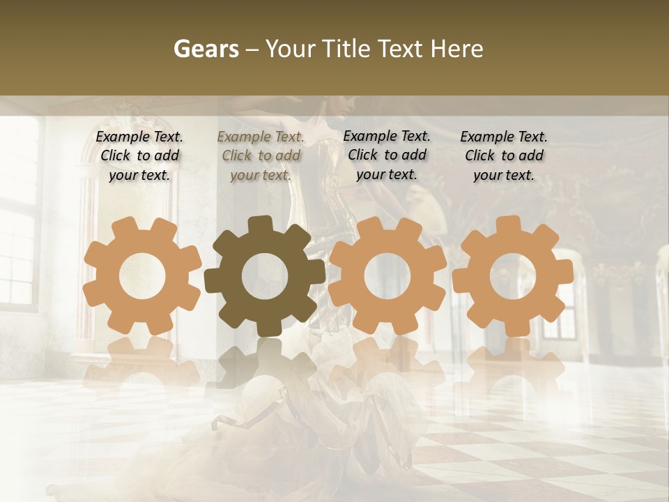 Stylish Elegant Figure PowerPoint Template