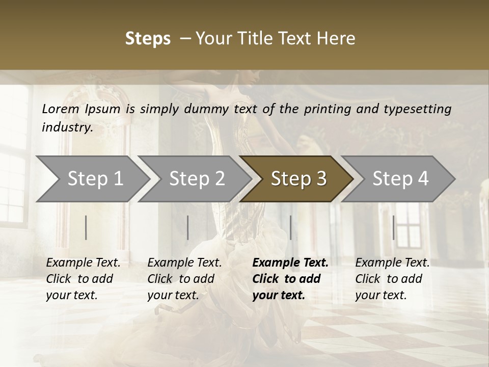 Stylish Elegant Figure PowerPoint Template