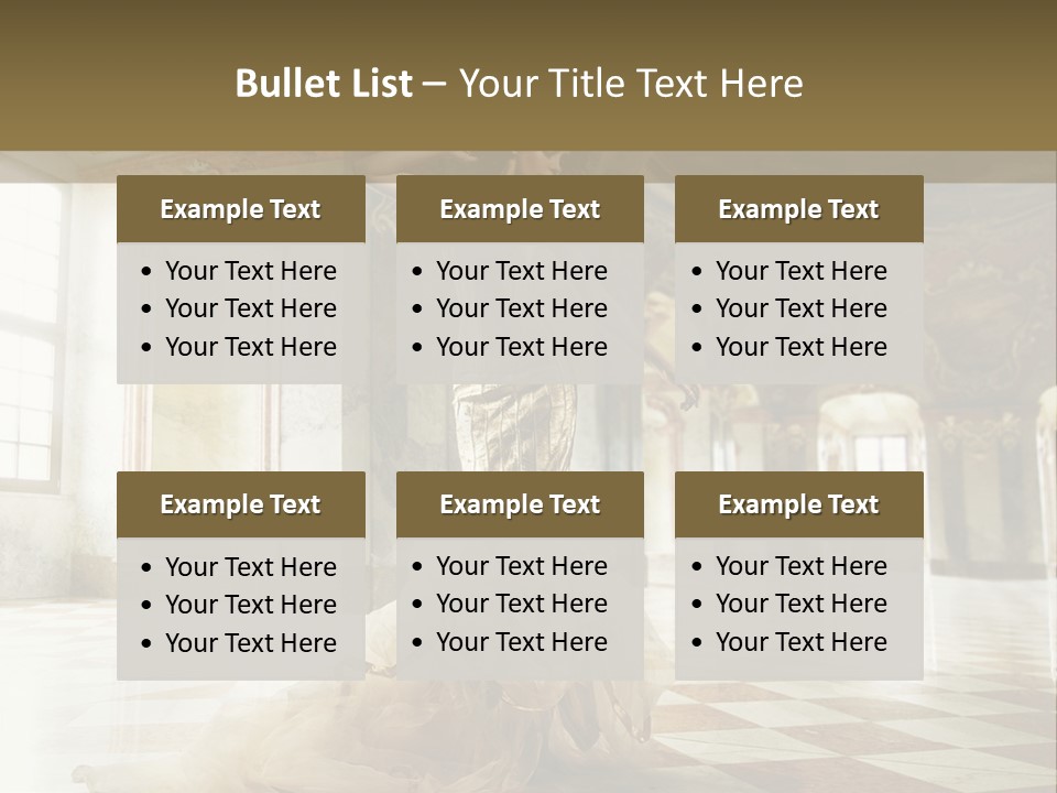 Stylish Elegant Figure PowerPoint Template