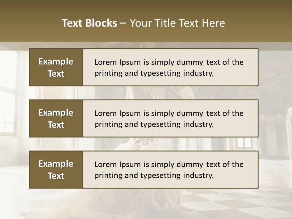 Stylish Elegant Figure PowerPoint Template