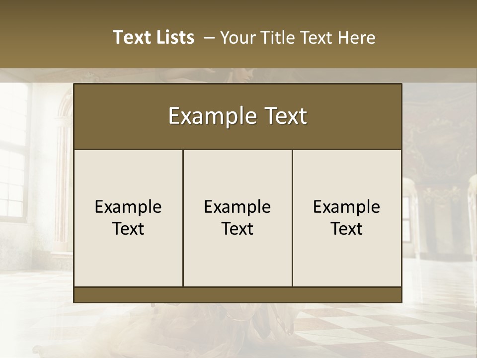 Stylish Elegant Figure PowerPoint Template