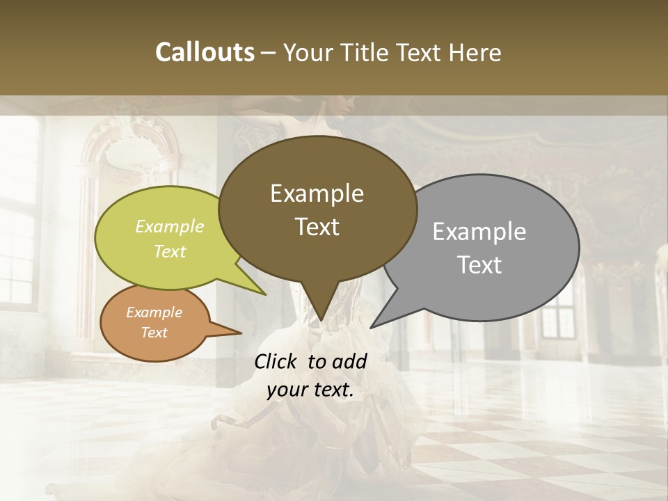 Stylish Elegant Figure PowerPoint Template