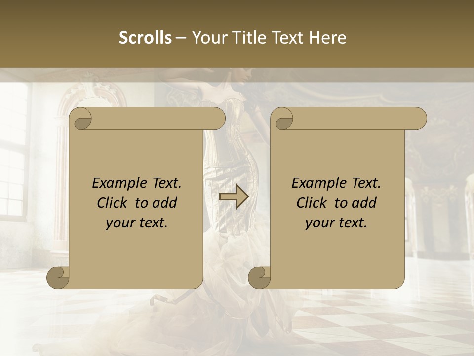 Stylish Elegant Figure PowerPoint Template