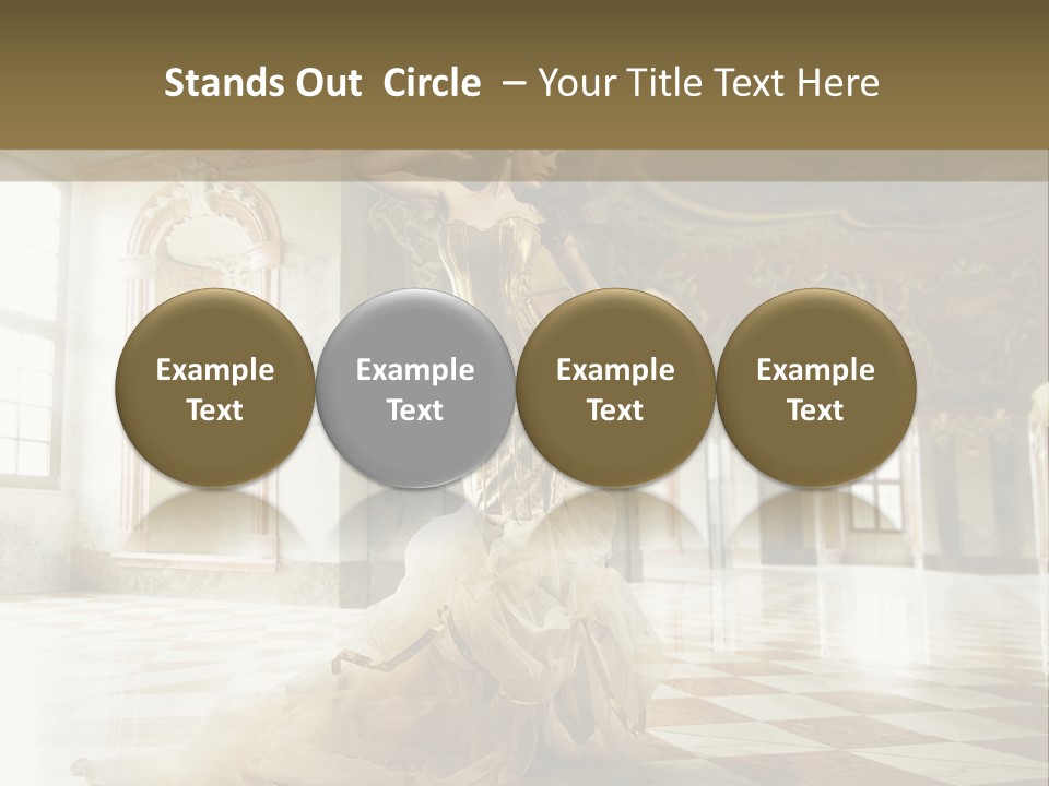 Stylish Elegant Figure PowerPoint Template