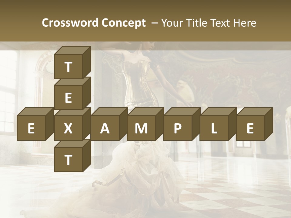 Stylish Elegant Figure PowerPoint Template