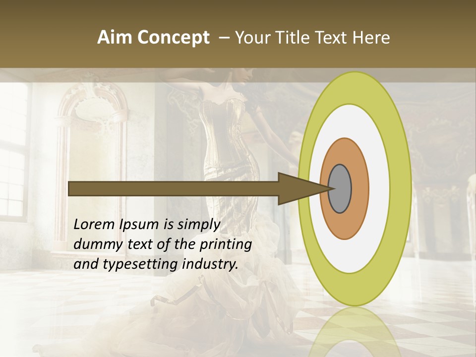 Stylish Elegant Figure PowerPoint Template