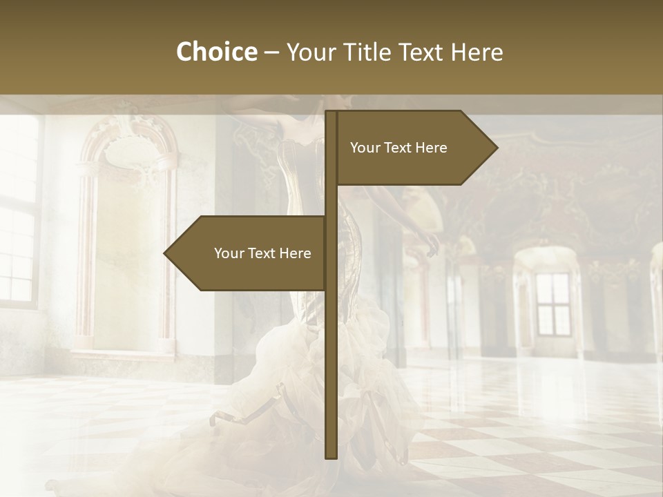 Stylish Elegant Figure PowerPoint Template