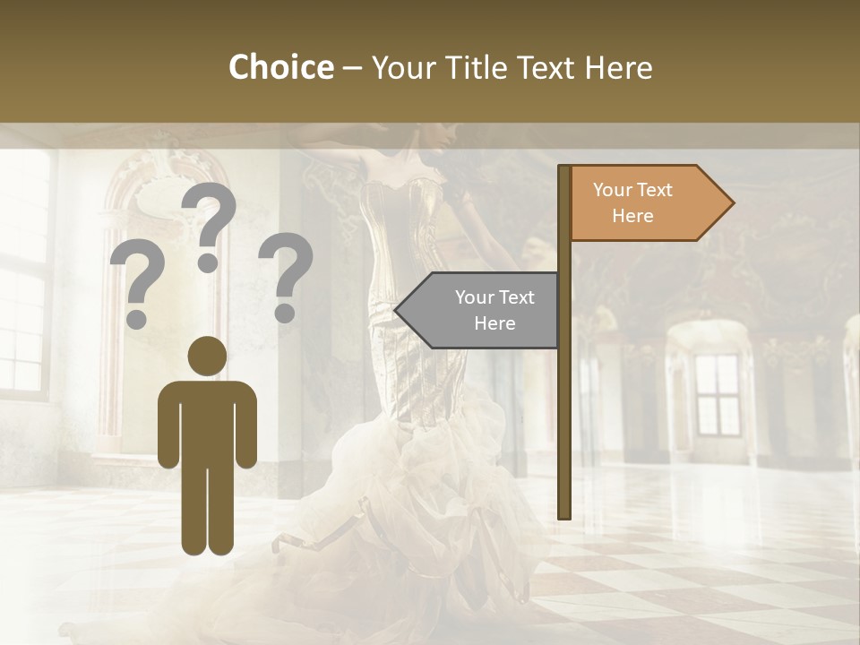 Stylish Elegant Figure PowerPoint Template