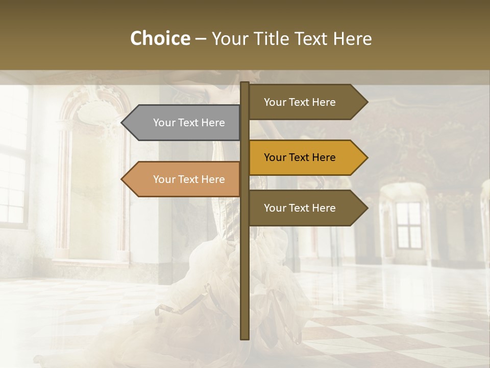 Stylish Elegant Figure PowerPoint Template