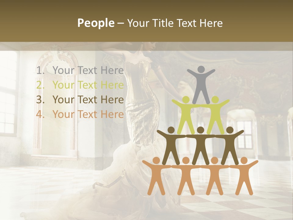 Stylish Elegant Figure PowerPoint Template