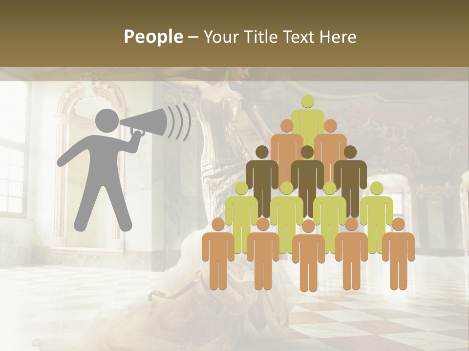 Stylish Elegant Figure PowerPoint Template