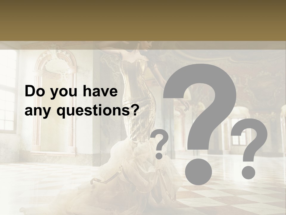 Stylish Elegant Figure PowerPoint Template